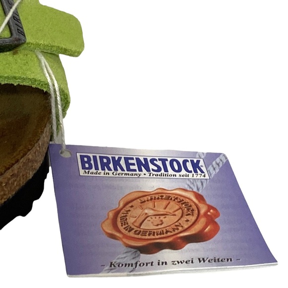 🆕Birkenstock Zurich Green Suede Slipon Comfort 38/7 JUST purchased! Too large - Picture 8 of 9